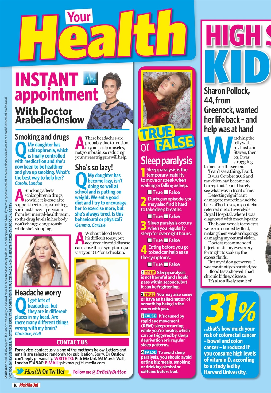 Pick Me Up Preview Pages