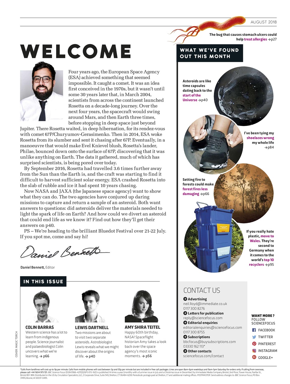 BBC Science Focus Magazine Preview Pages