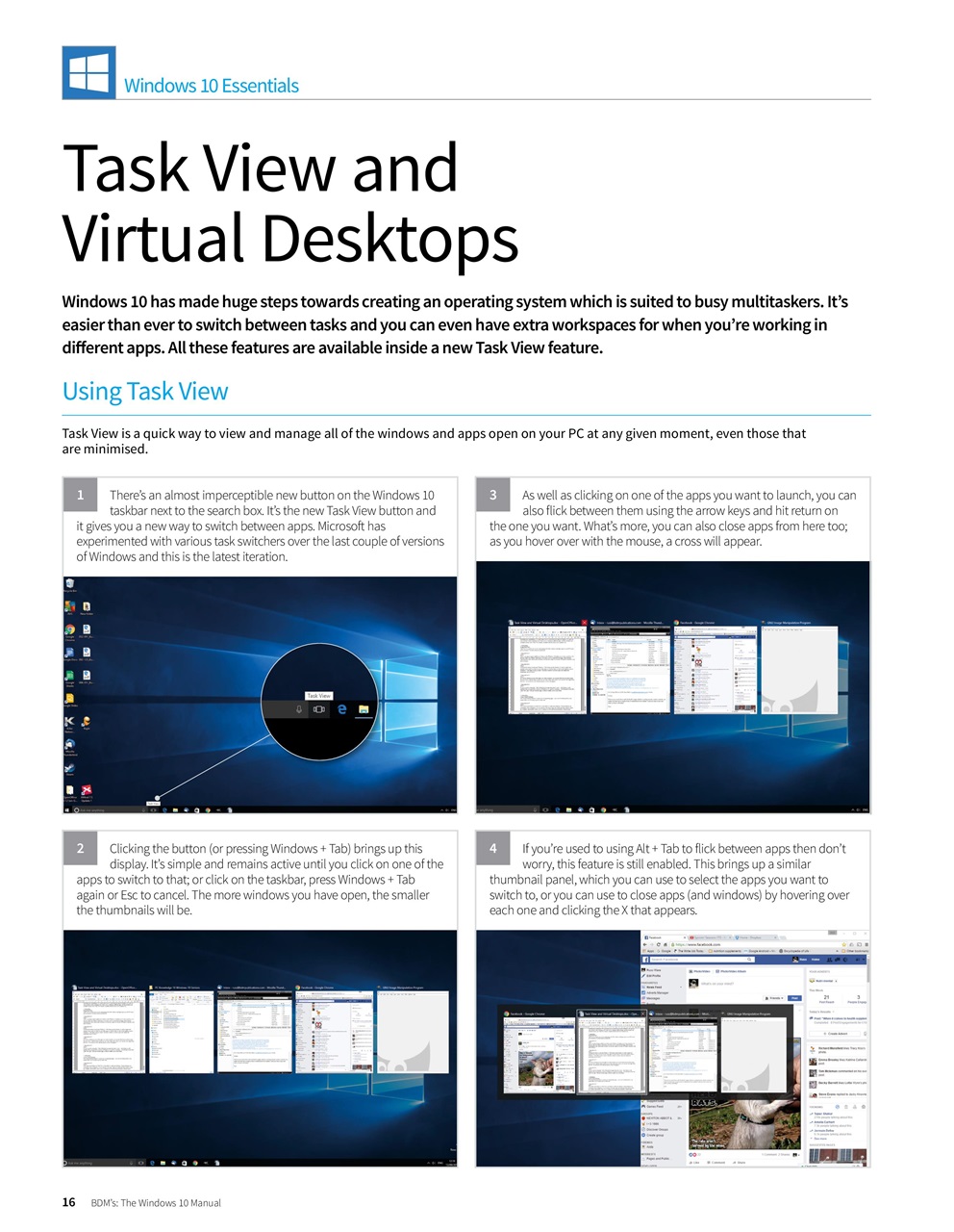 Windows User Preview Pages