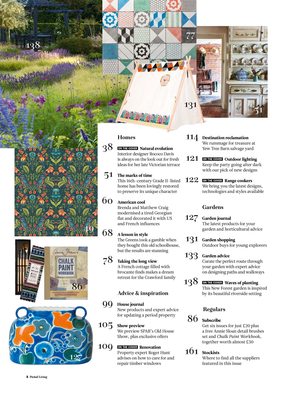 Period Living Magazine Preview Pages