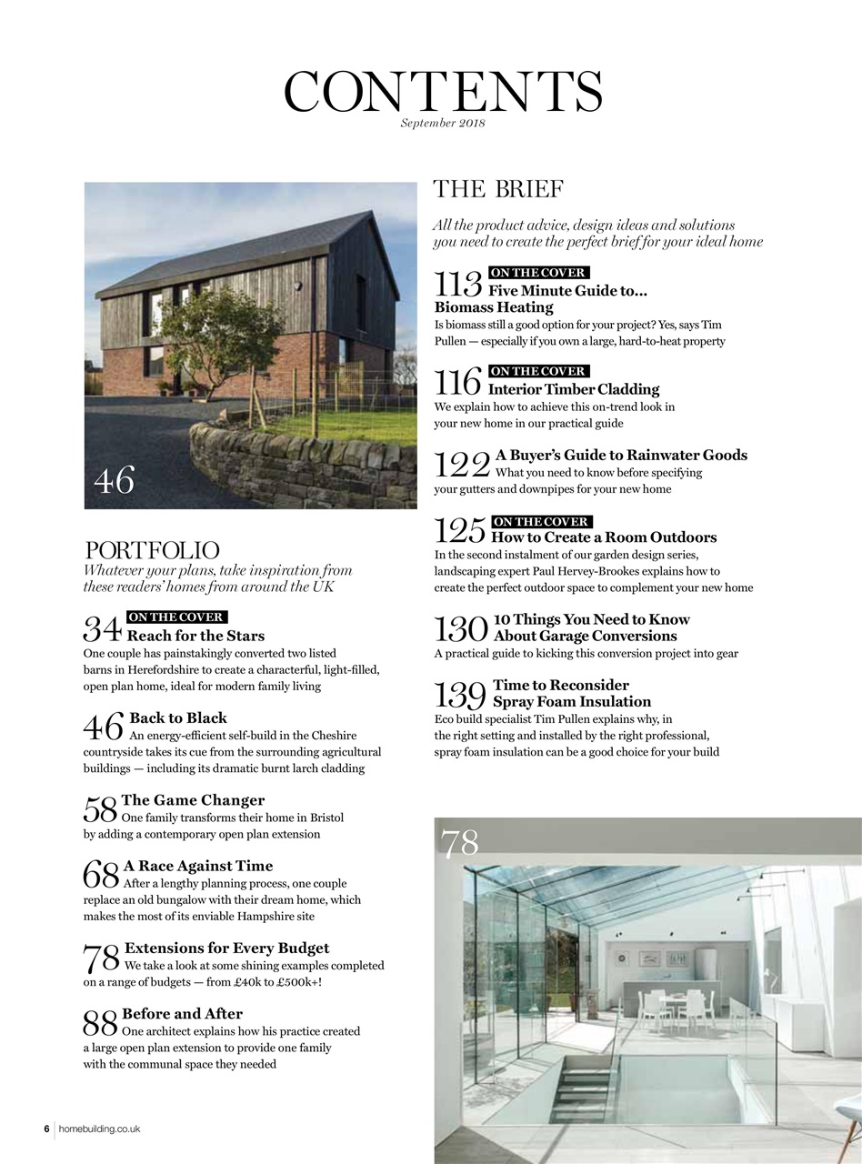 Homebuilding & Renovating Magazine Preview Pages