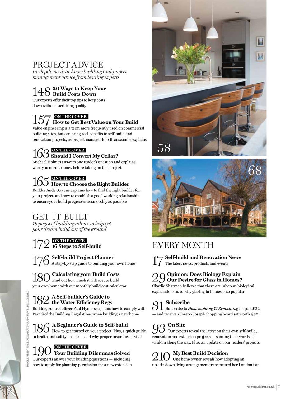 Homebuilding & Renovating Magazine Preview Pages