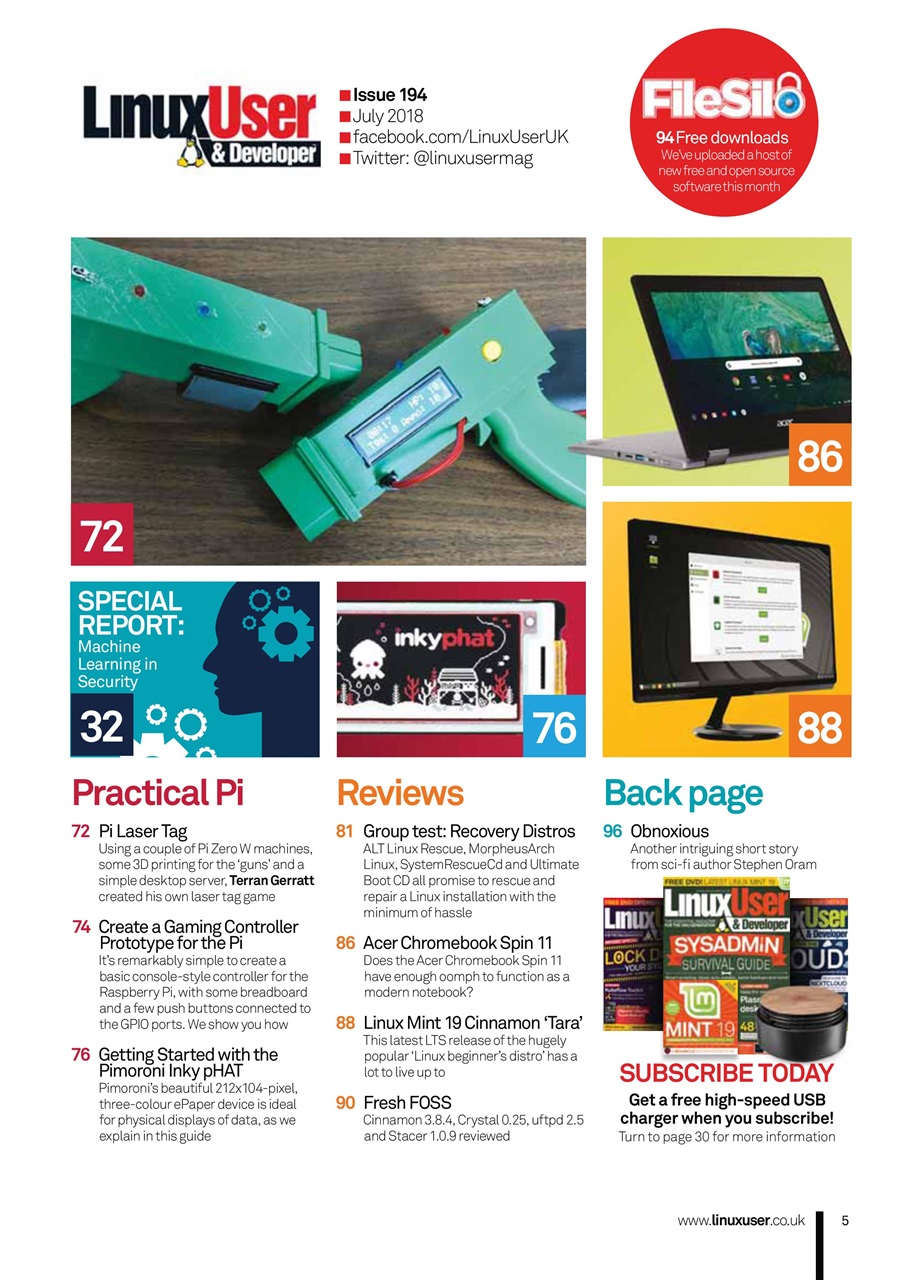 Linux User and Developer Preview Pages