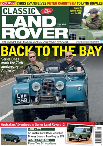 Classic Land Rover Magazine issue   September 2018