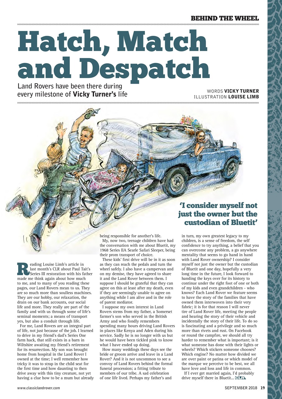 Classic Land Rover Magazine Preview Pages
