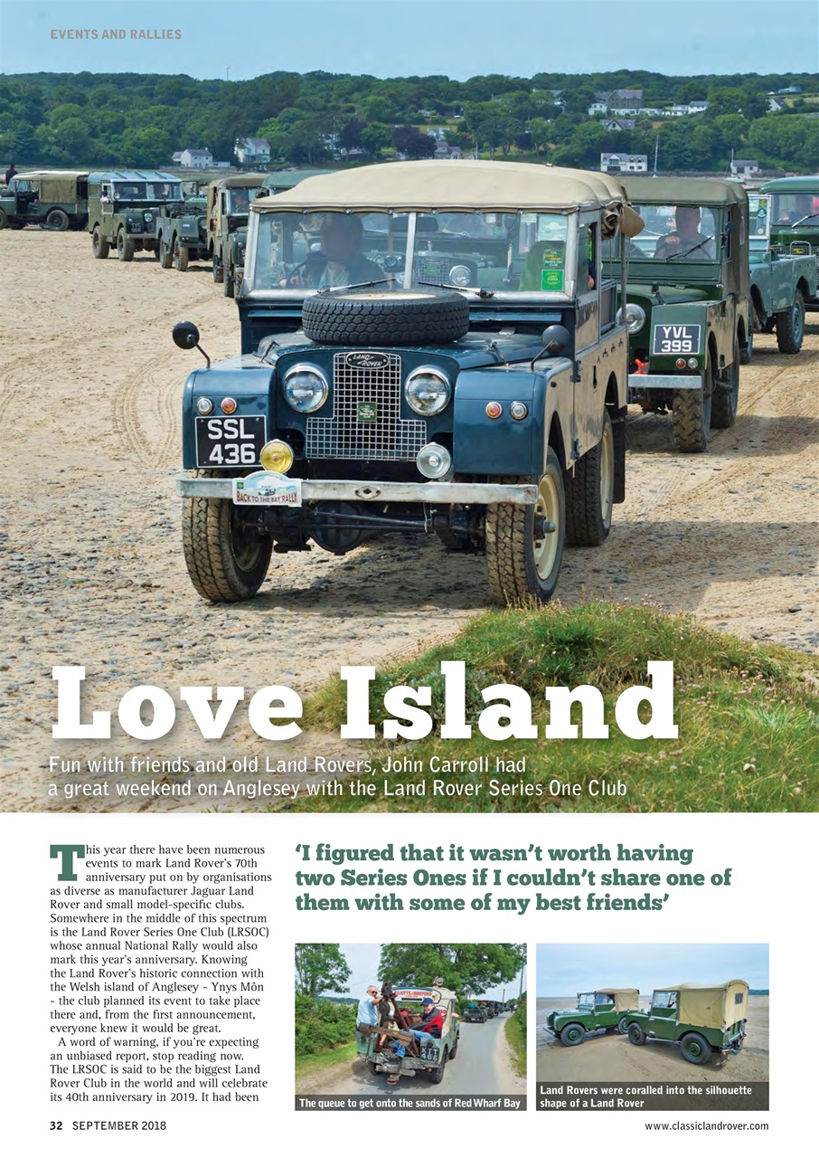 Classic Land Rover Magazine Preview Pages