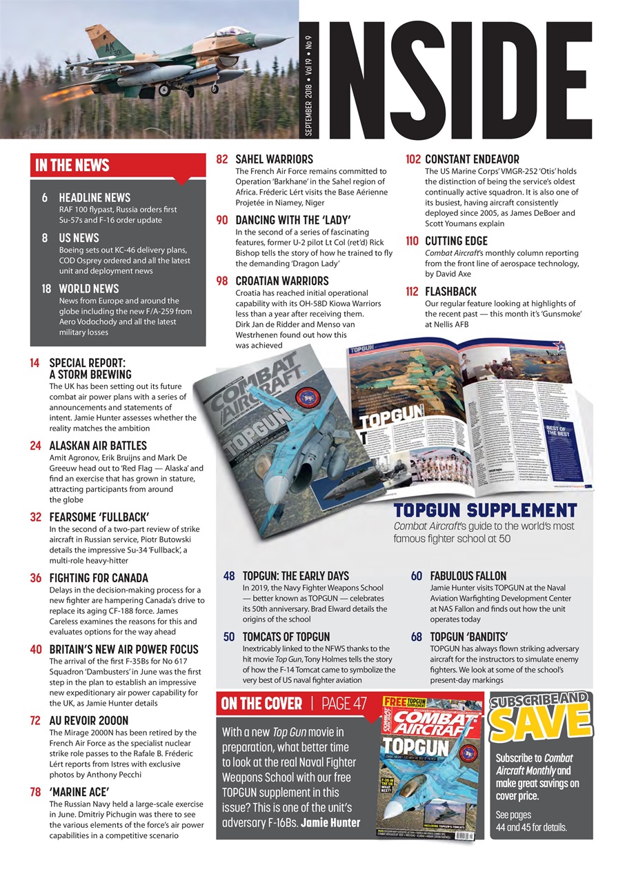 Combat Aircraft Journal Preview Pages