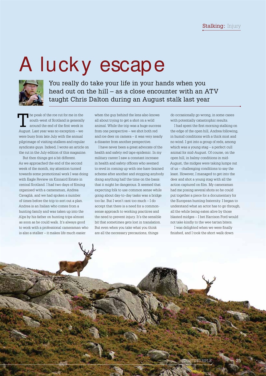 Sporting Rifle Preview Pages