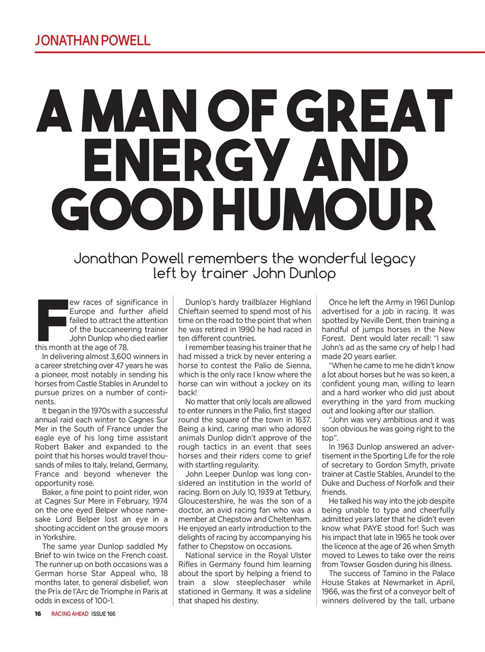 Racing Ahead Preview Pages