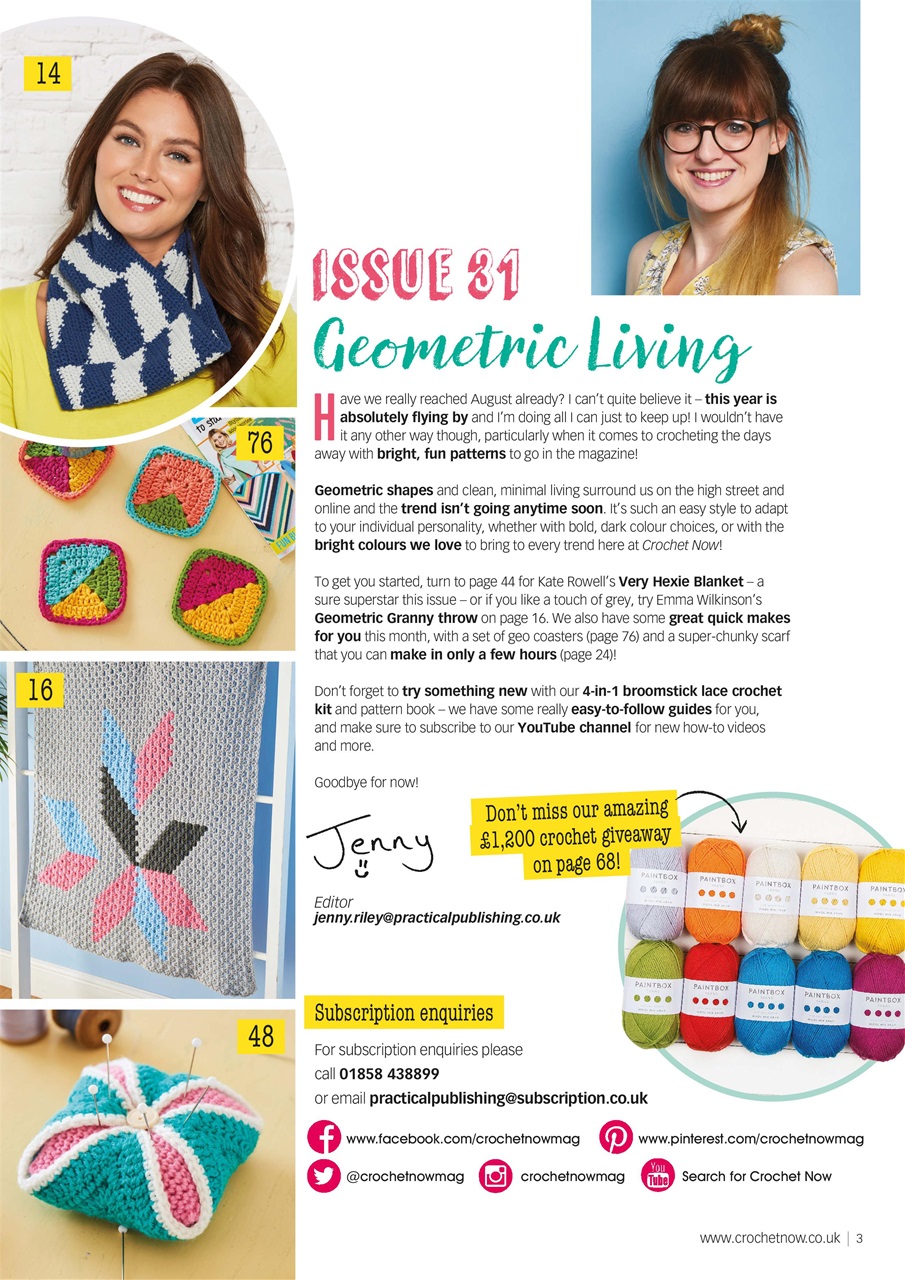 Crochet Now Magazine Preview Pages