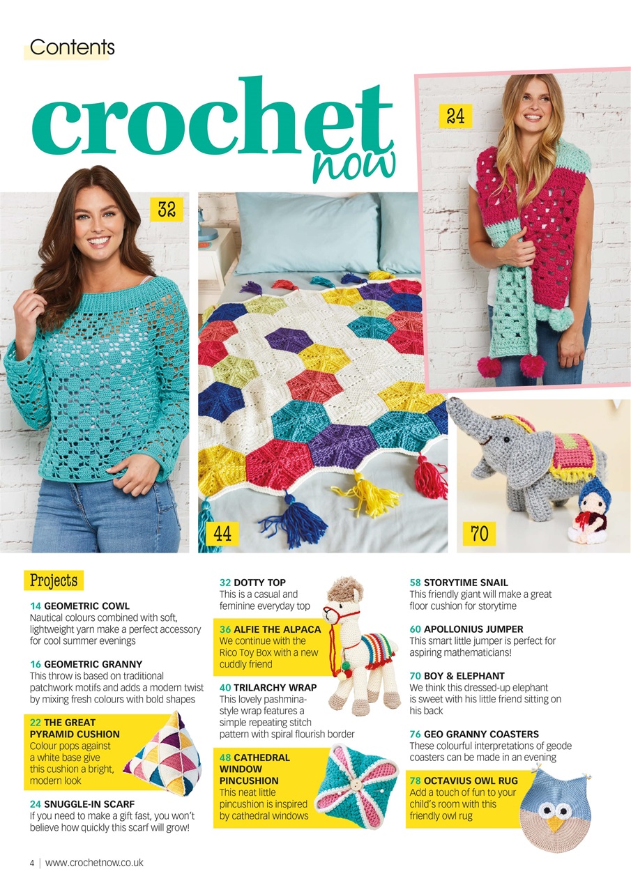 Crochet Now Magazine Preview Pages