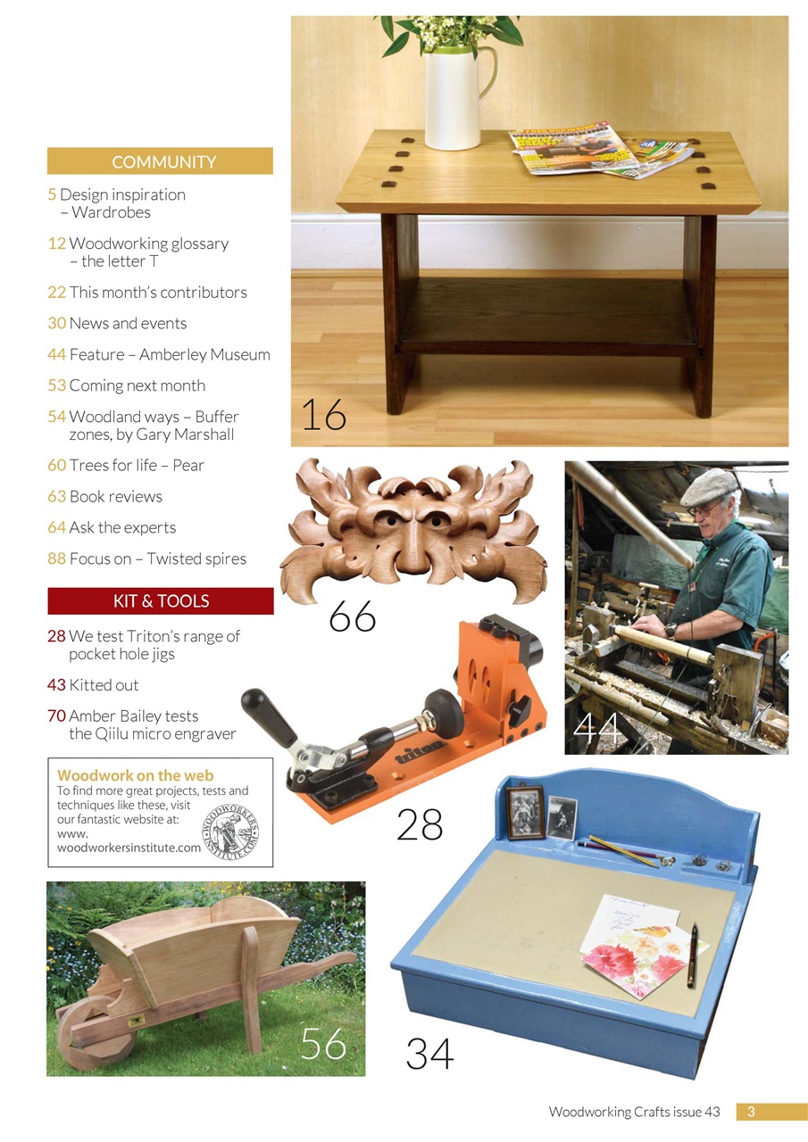 Woodworking Crafts Magazine Preview Pages