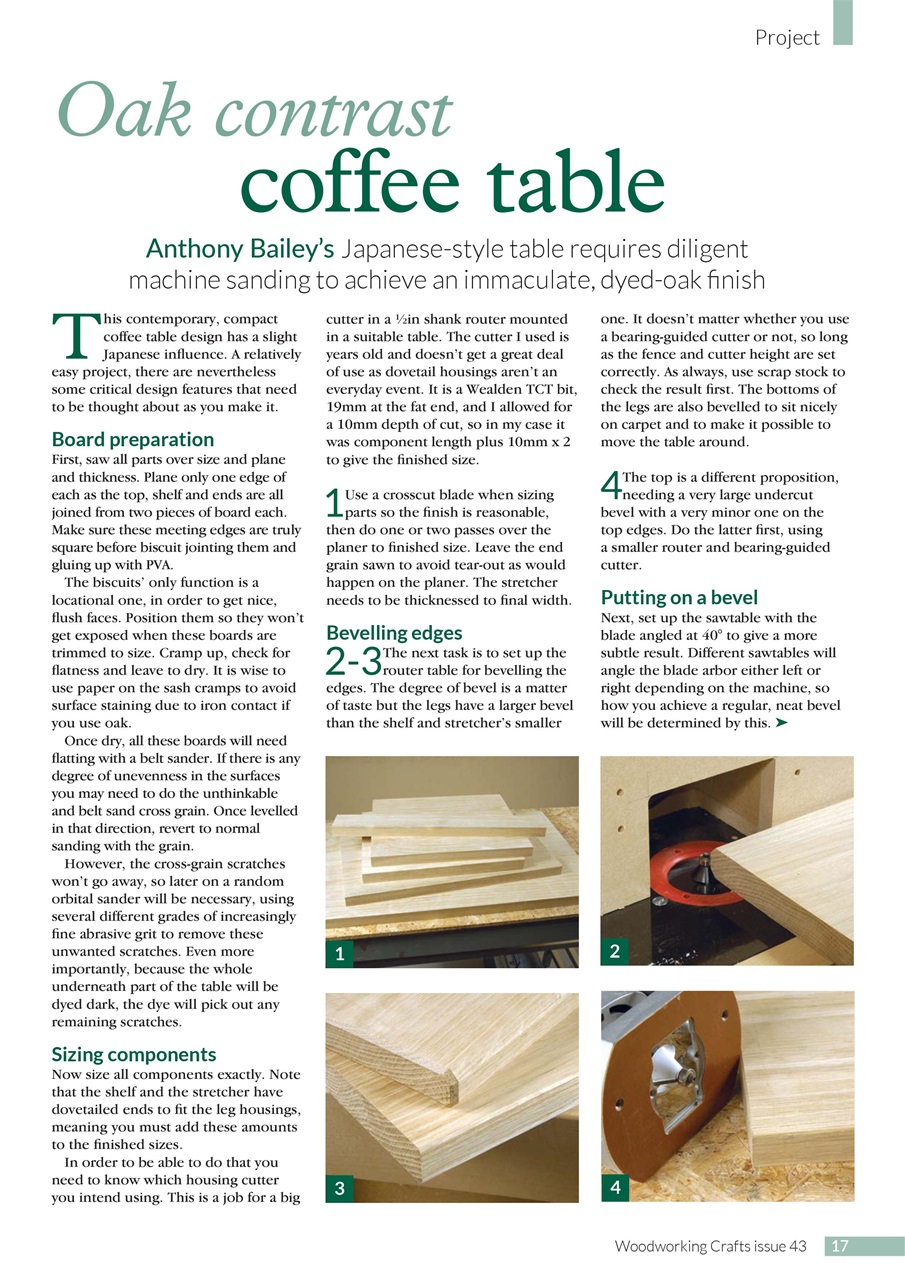 Woodworking Crafts Magazine Preview Pages