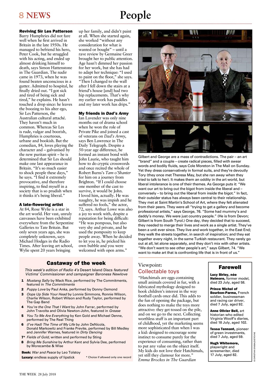 The Week Preview Pages