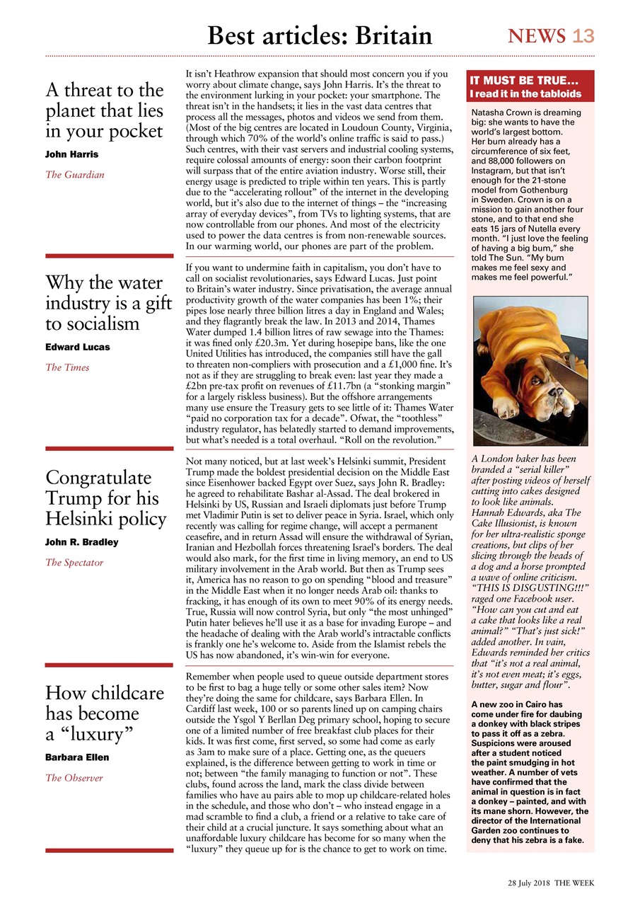 The Week Preview Pages