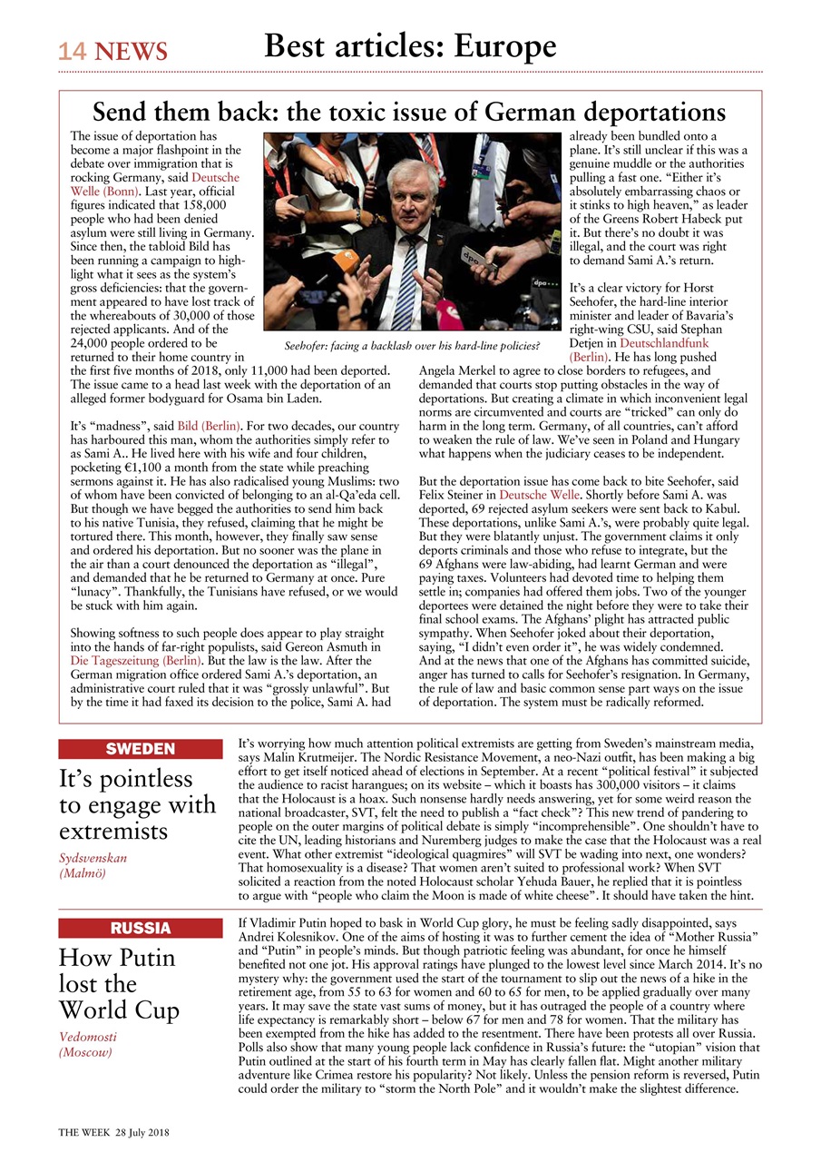 The Week Preview Pages