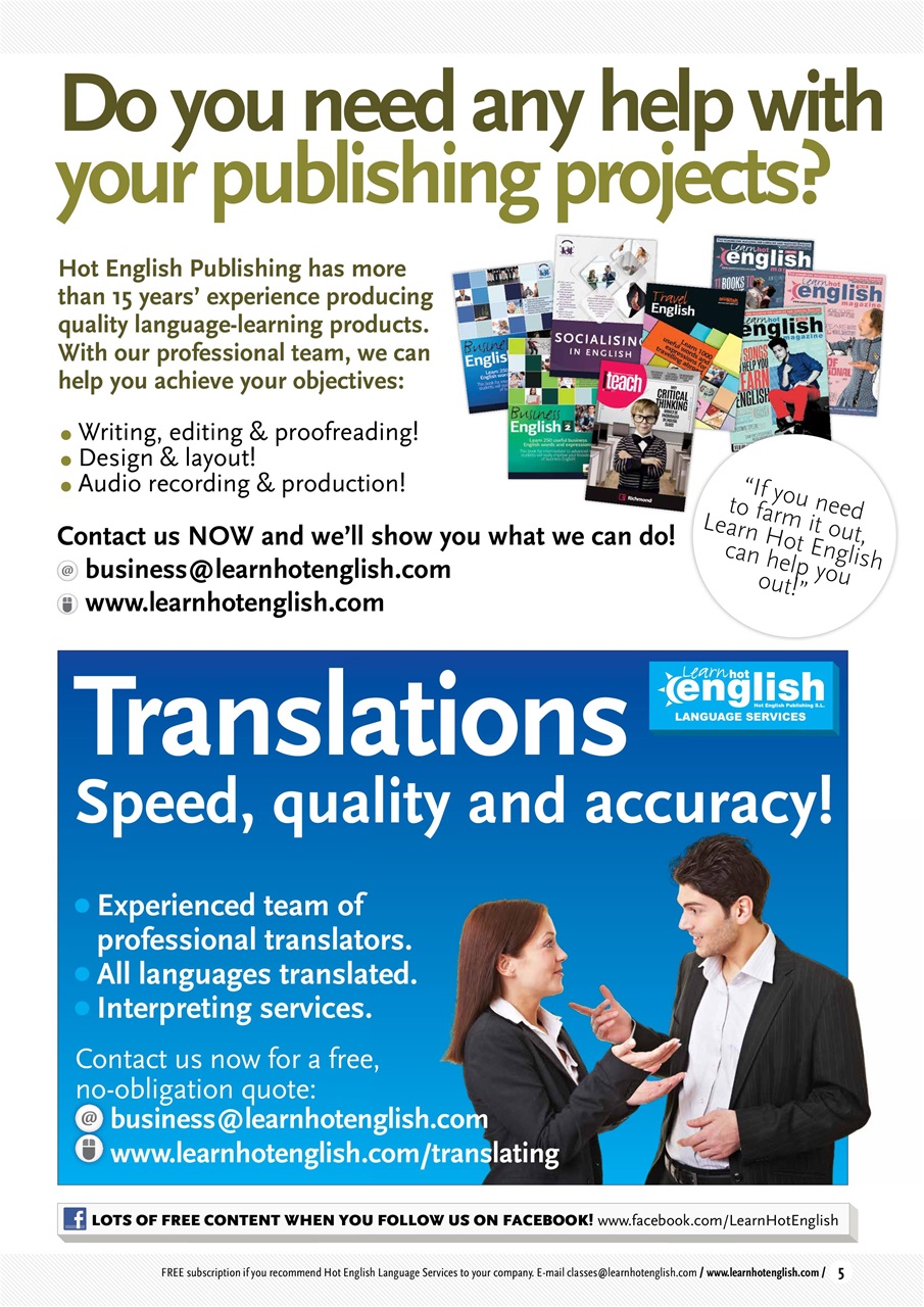 Learn Hot English Preview Pages
