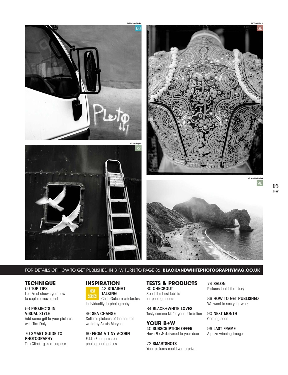 Black+White Photography Preview Pages