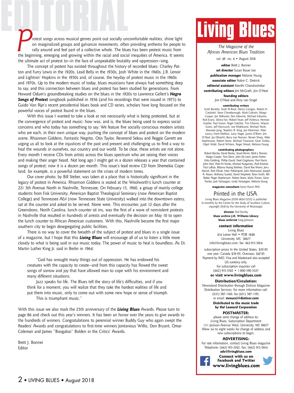 Living Blues Preview Pages