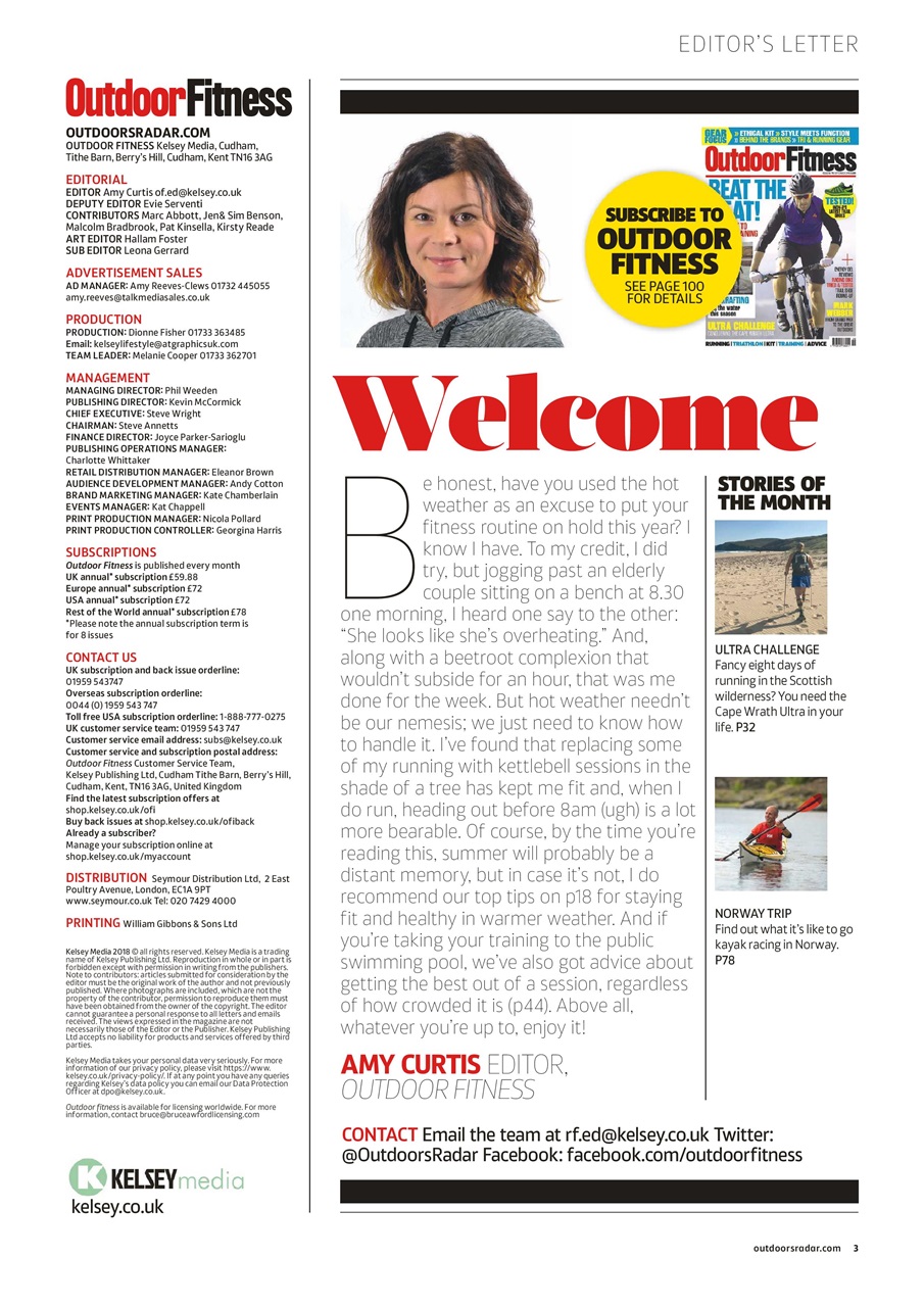 Outdoor Fitness & Adventure Preview Pages