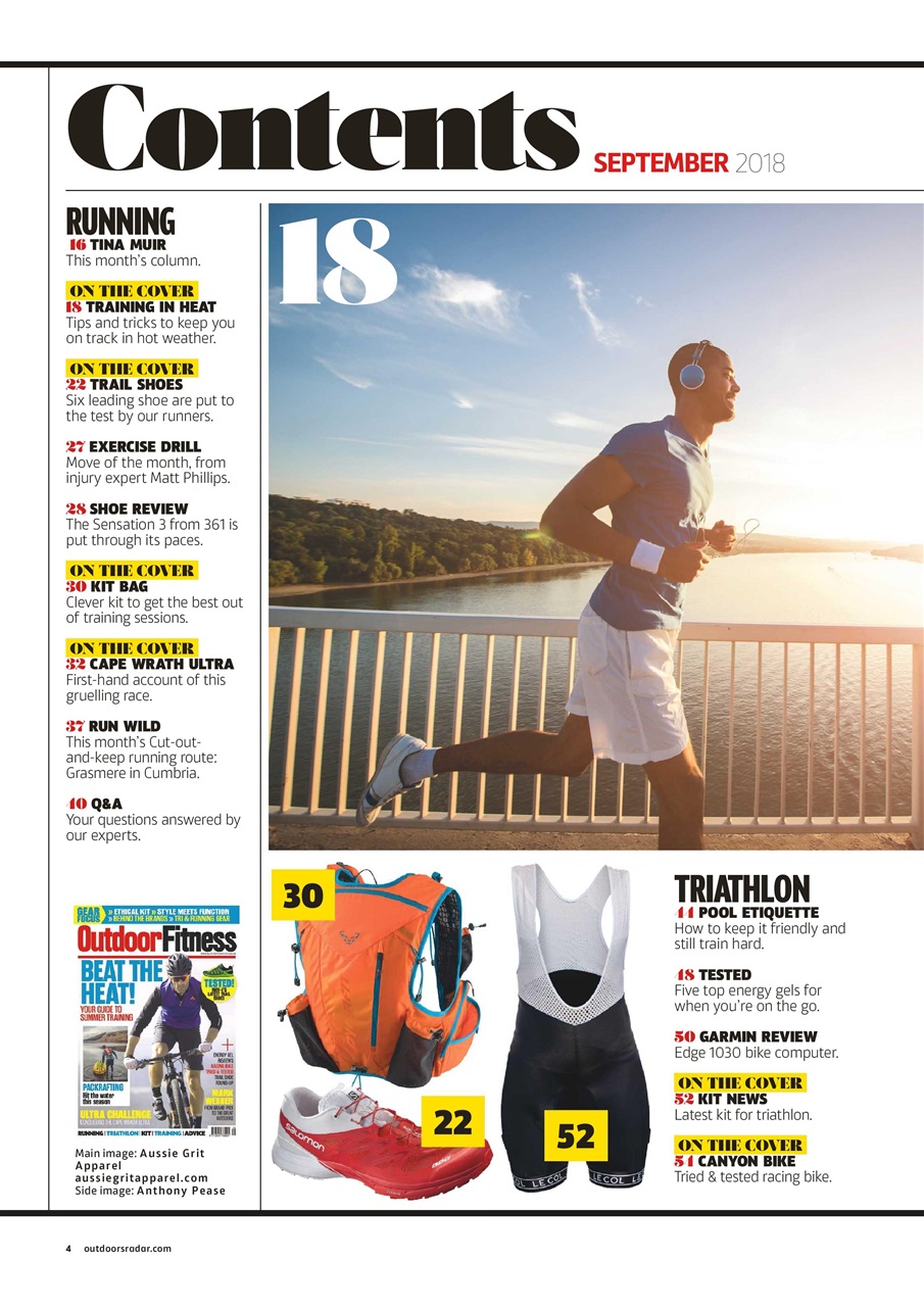Outdoor Fitness & Adventure Preview Pages