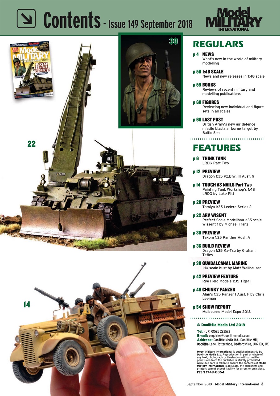 Military Modelling International Magazine Preview Pages