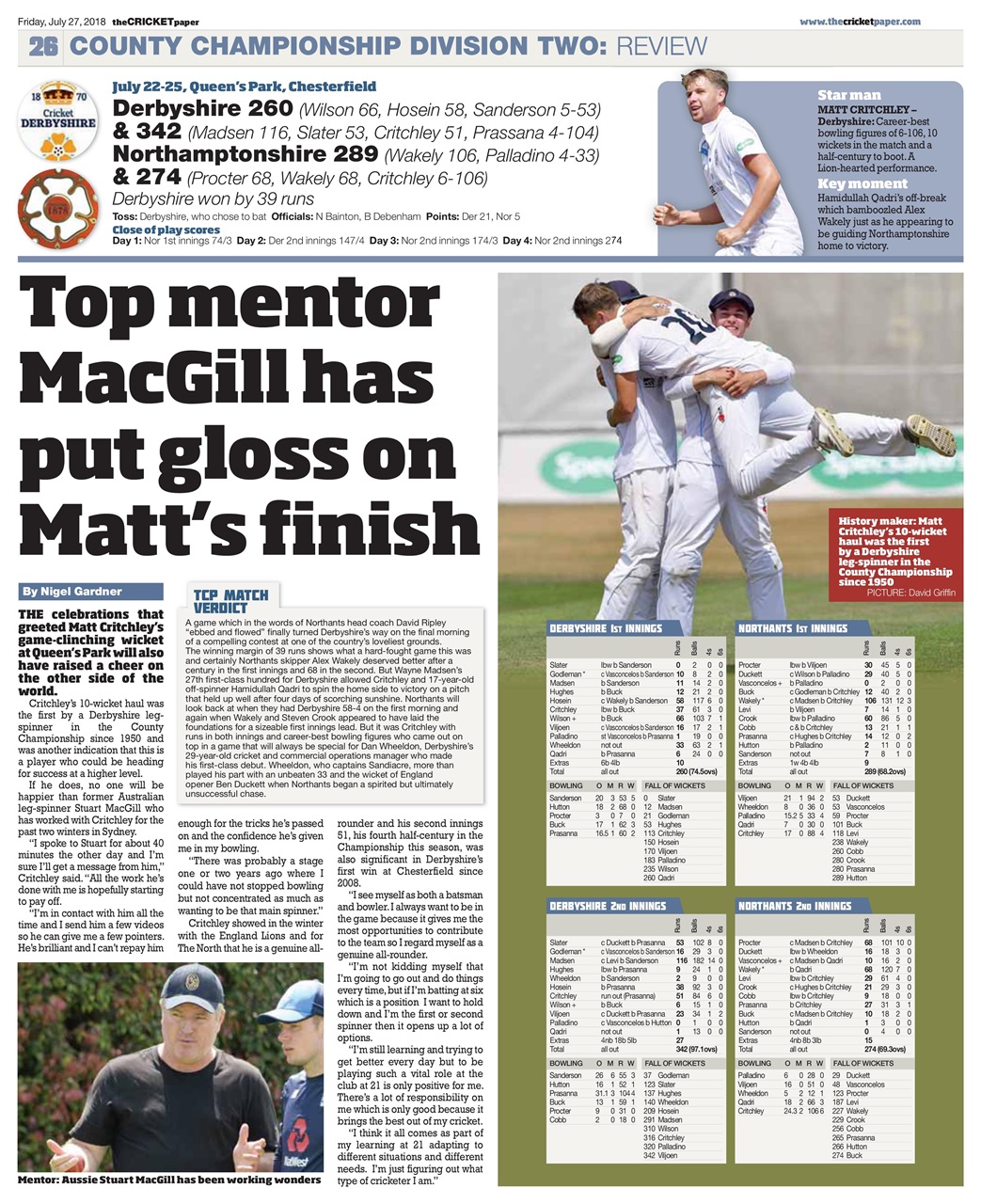 The Cricket Paper Preview Pages