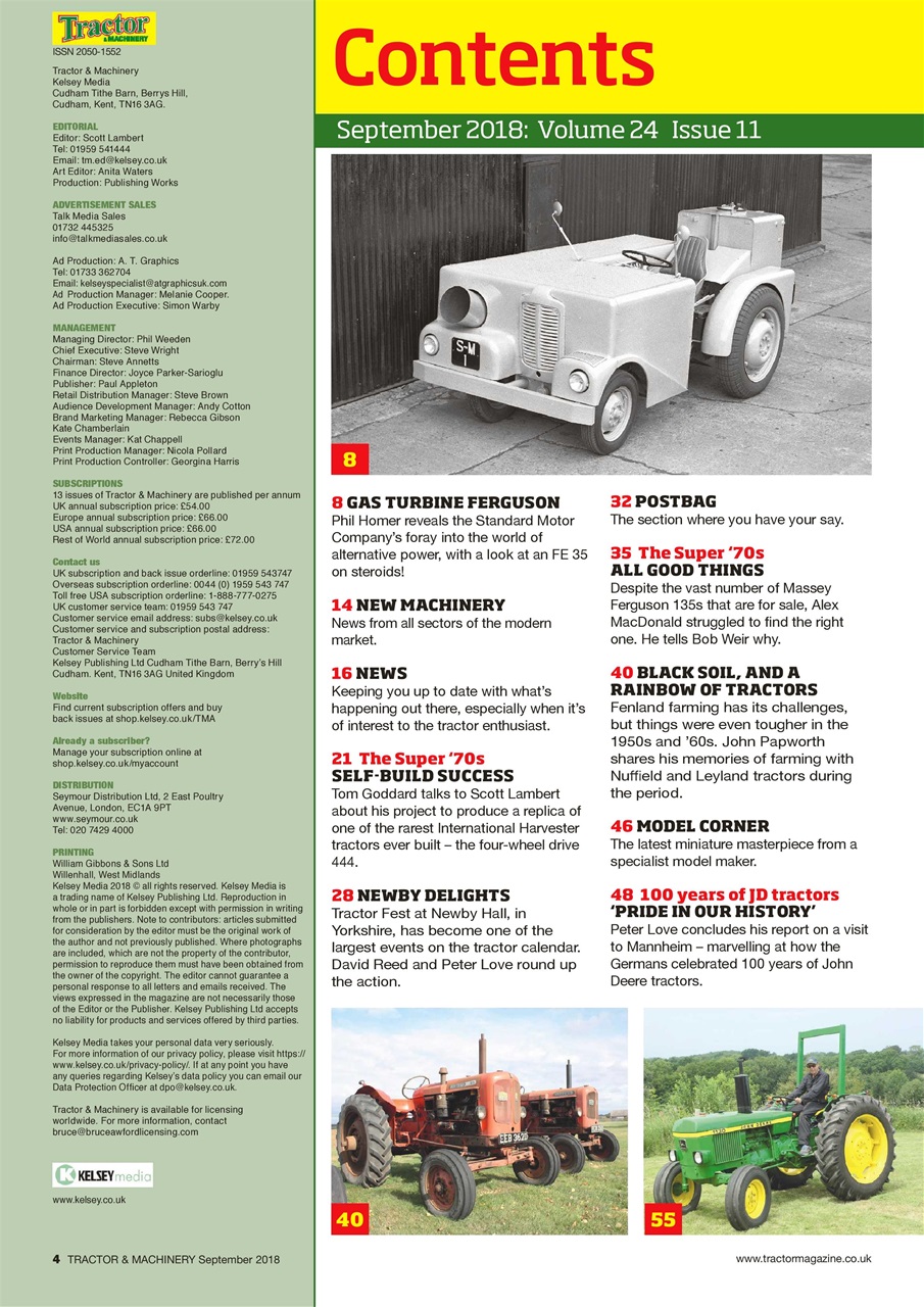 Tractor & Machinery Preview Pages