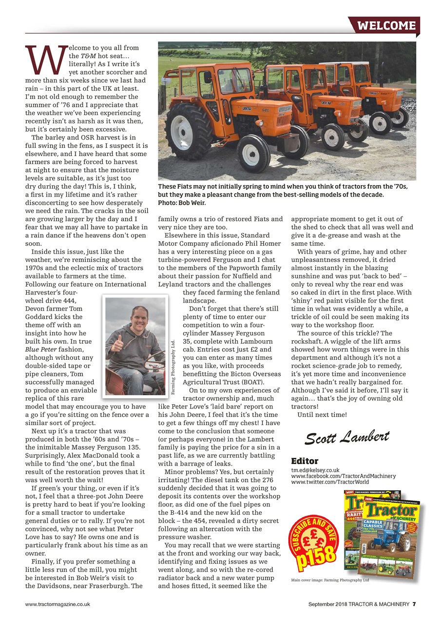 Tractor & Machinery Preview Pages