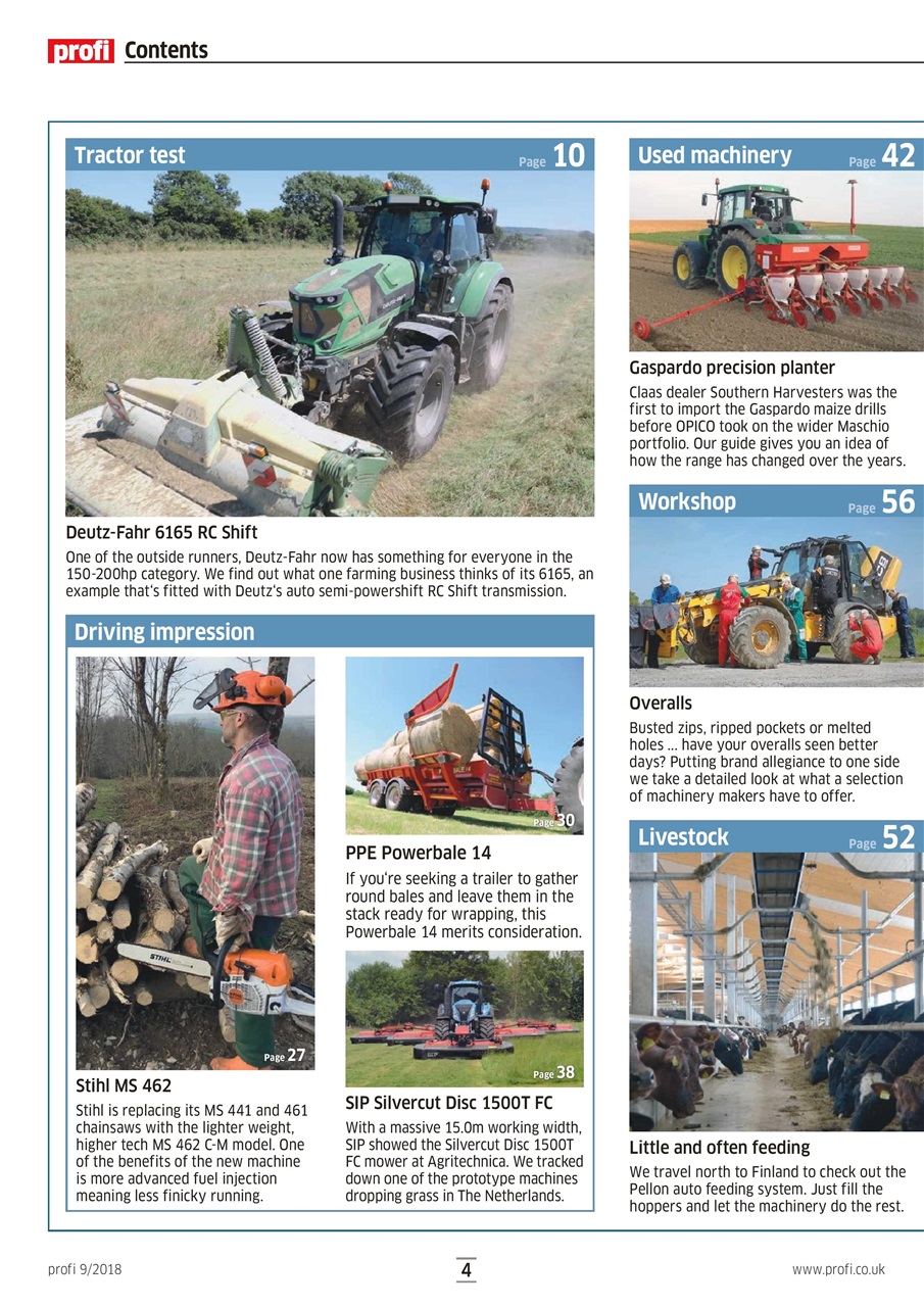 Profi International Preview Pages