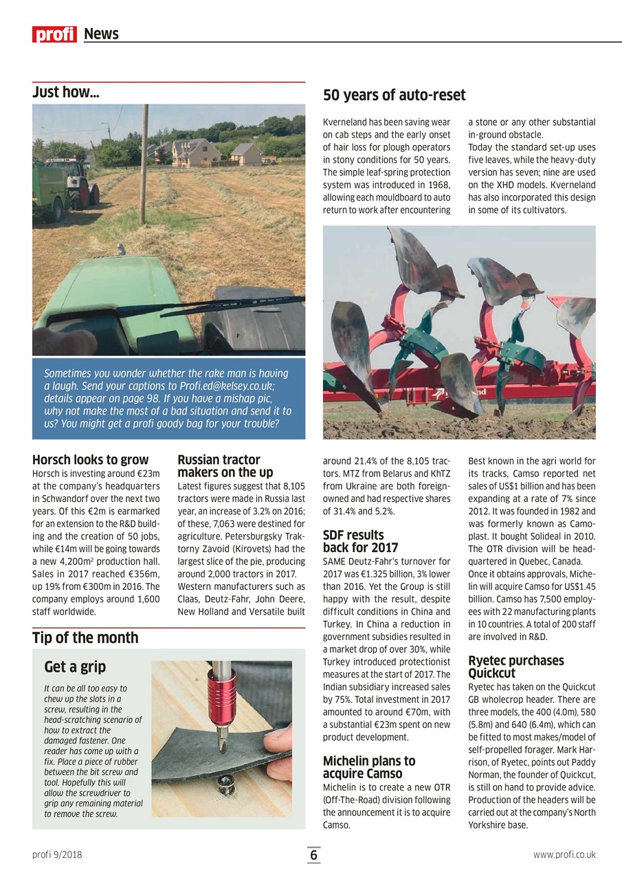 Profi International Preview Pages