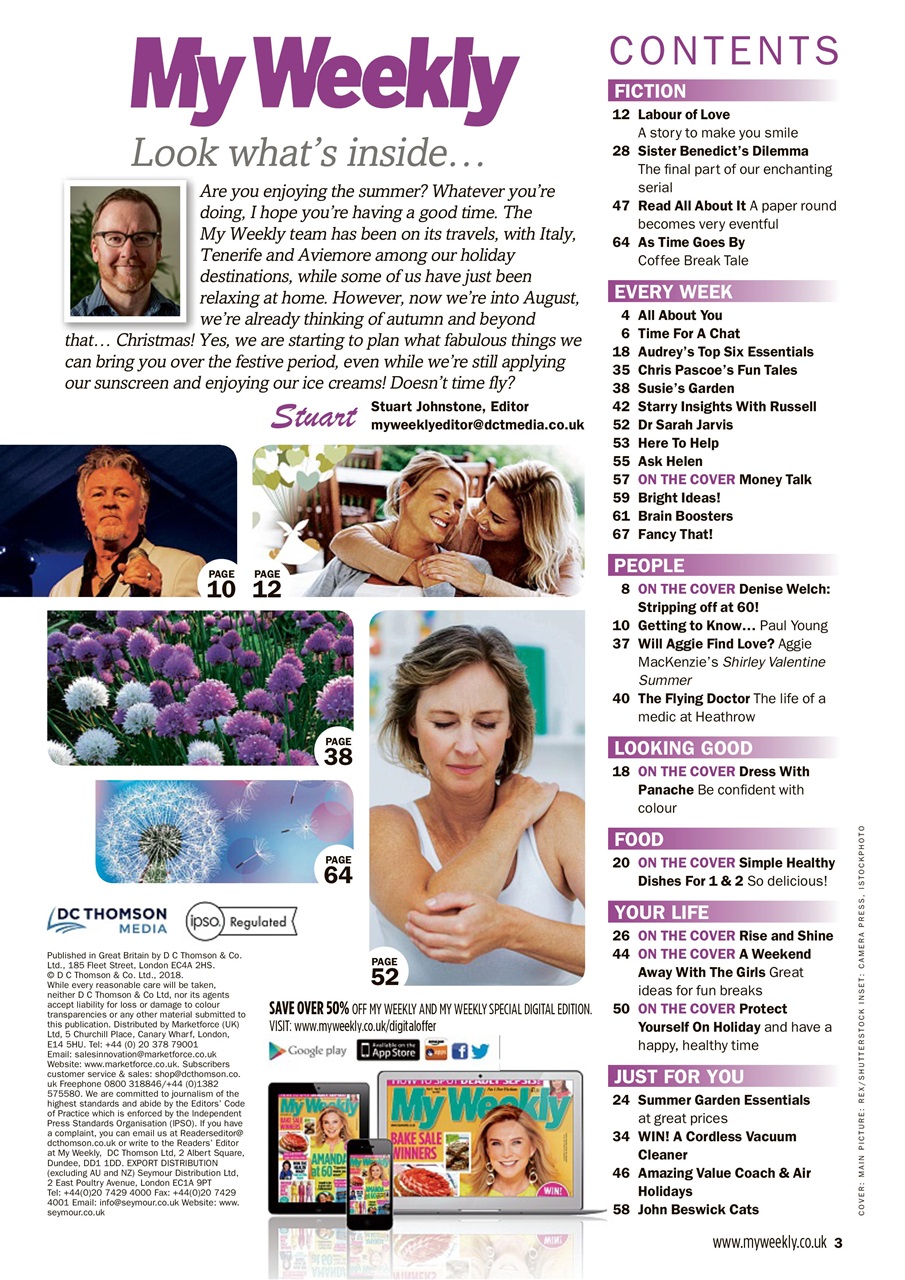 My Weekly Preview Pages