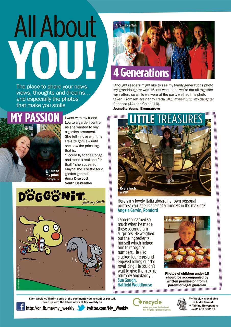 My Weekly Preview Pages