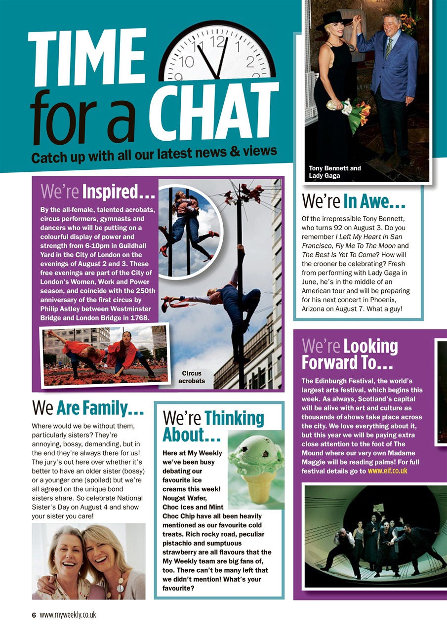 My Weekly Preview Pages