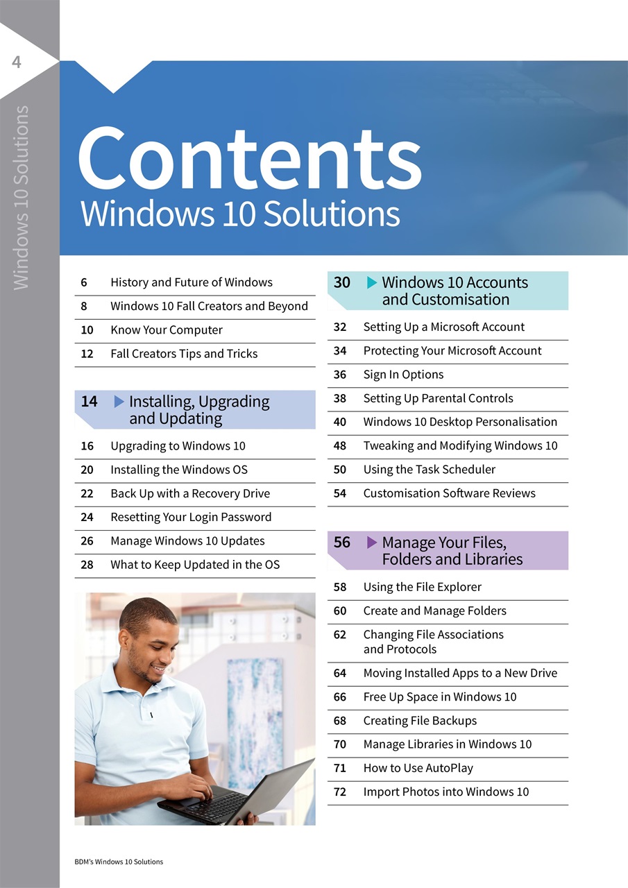 Windows User Preview Pages