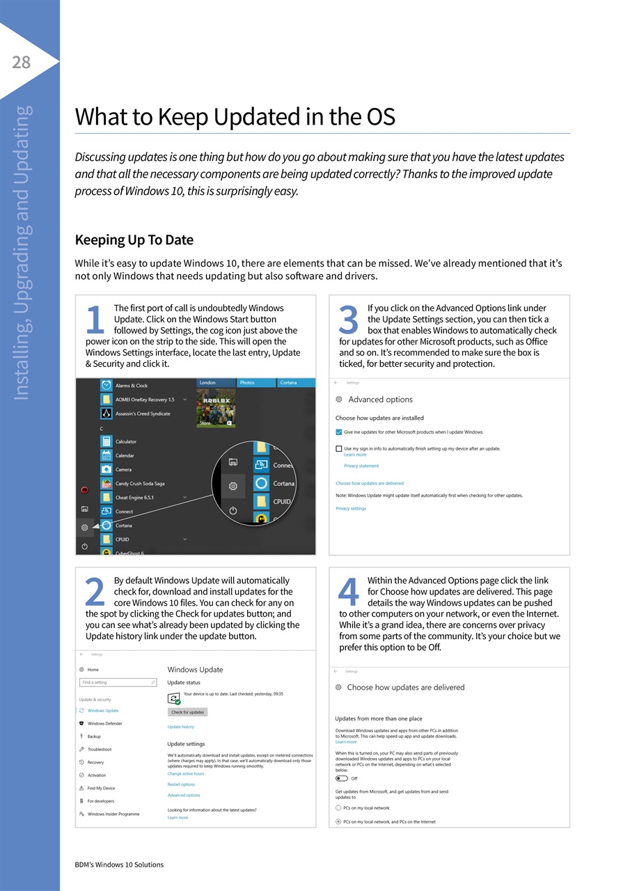 Windows User Preview Pages