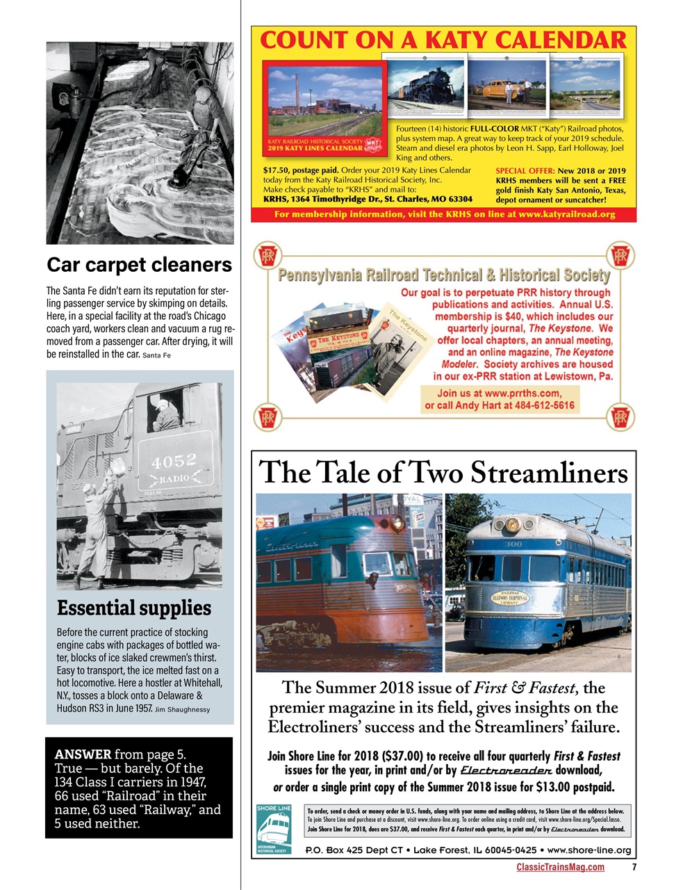 Classic Trains Preview Pages