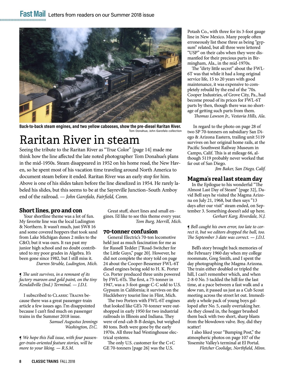 Classic Trains Preview Pages