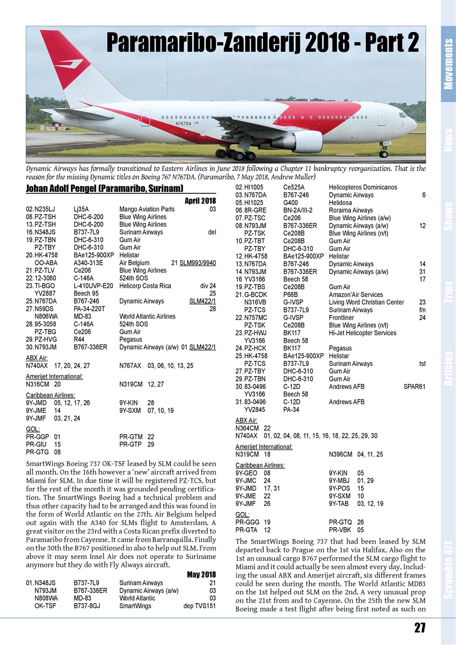 Scramble Magazine Preview Pages