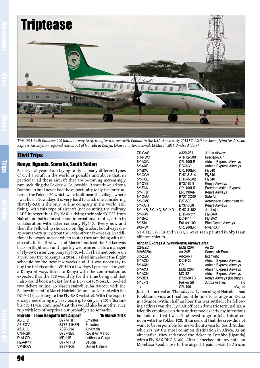 Scramble Magazine Preview Pages