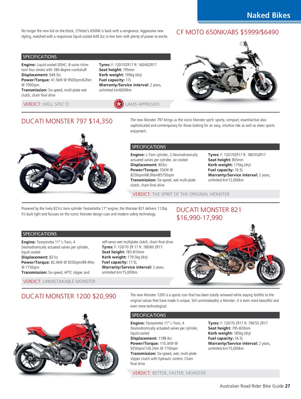 Road Rider Bike Guide Preview Pages