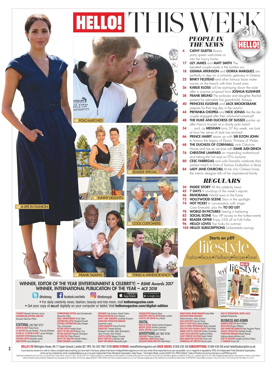 Hello! Magazine Preview Pages