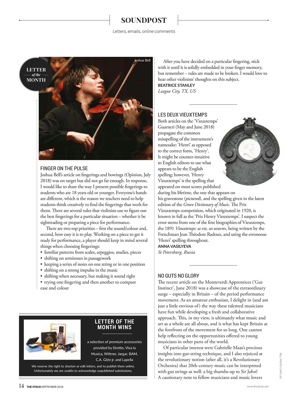 The Strad Preview Pages