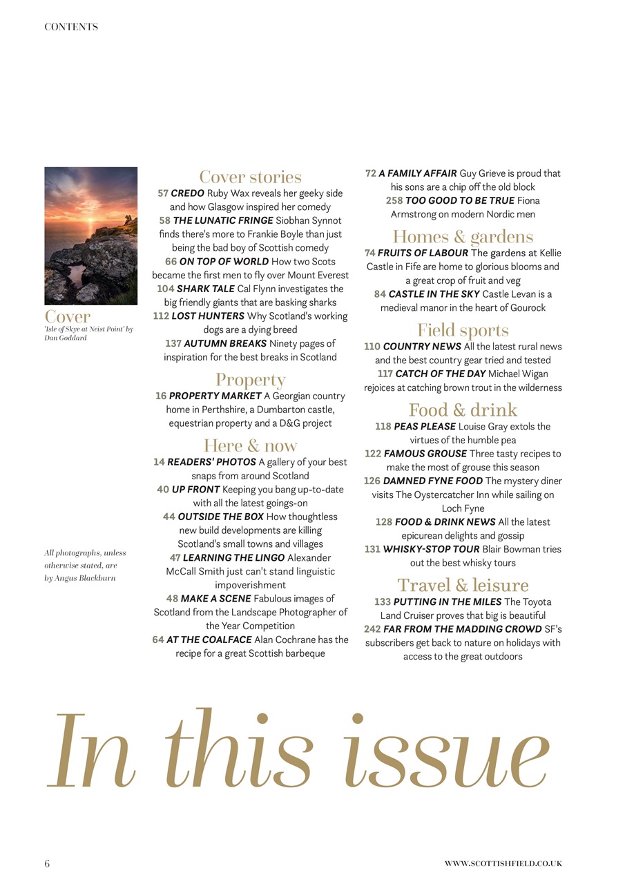 Scottish Field Preview Pages