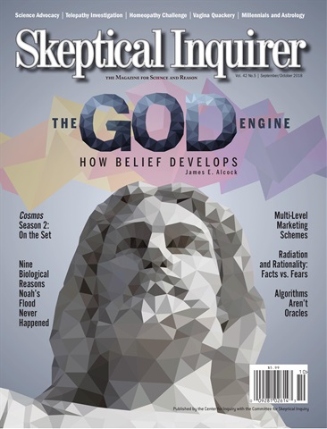 Skeptical Inquirer issue Sept/Oct 2018