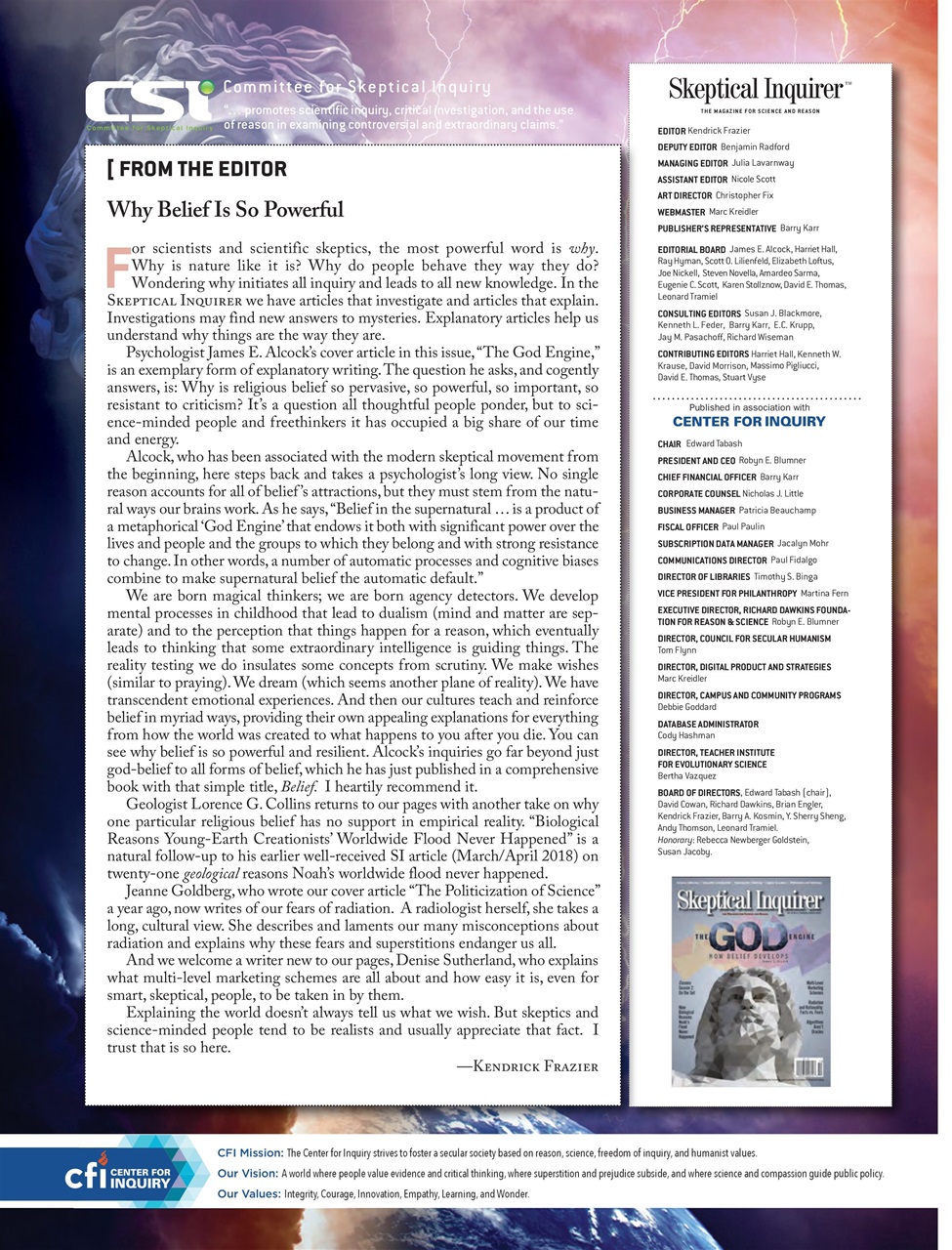 Skeptical Inquirer Preview Pages