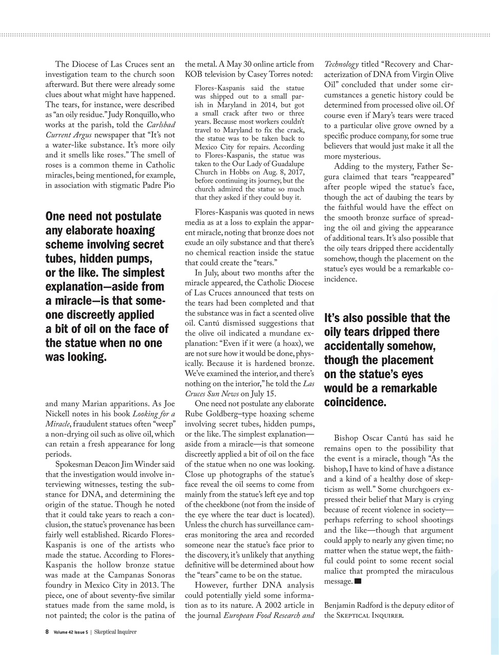 Skeptical Inquirer Preview Pages