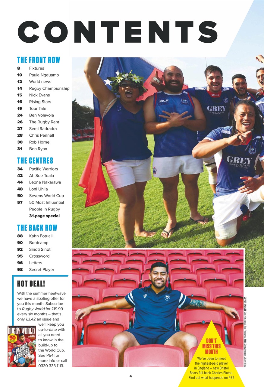 Rugby World Preview Pages