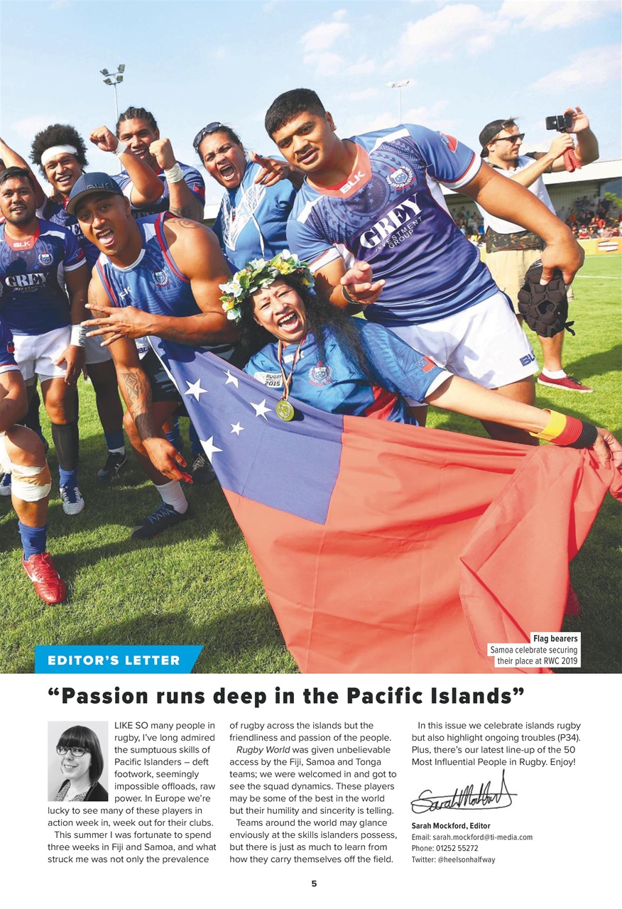 Rugby World Preview Pages