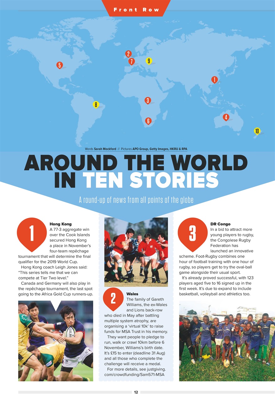 Rugby World Preview Pages